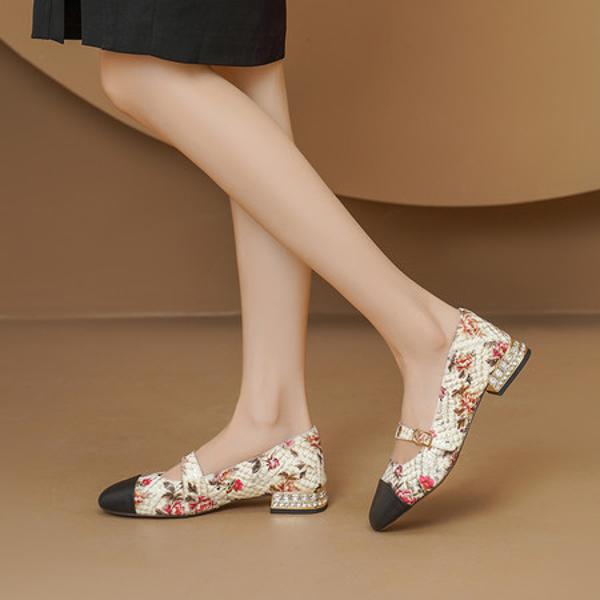 Handcrafted Leather Women's Shoes: Elegant, Luxurious Quality & Craftsmanship(Echengdu2503)