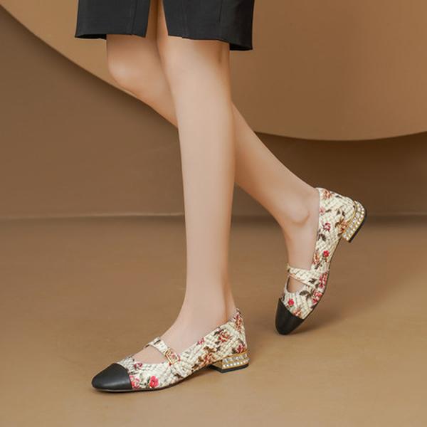 Handcrafted Leather Women's Shoes: Elegant, Luxurious Quality & Craftsmanship(Echengdu2503)