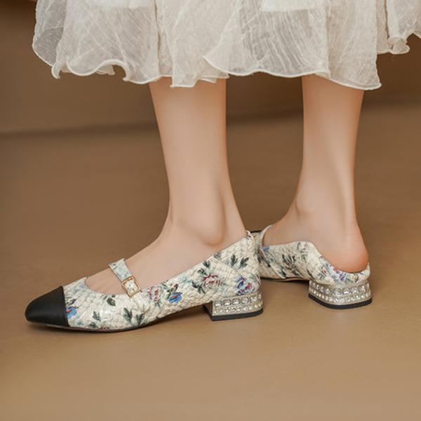 Handcrafted Leather Women's Shoes: Elegant, Luxurious Quality & Craftsmanship(Echengdu2503)