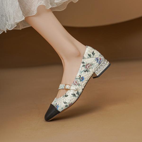 Handcrafted Leather Women's Shoes: Elegant, Luxurious Quality & Craftsmanship(Echengdu2503)