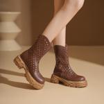 Handcrafted Luxe Leather Shoes for Elegant Women(Echengdu2515)