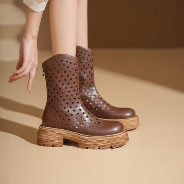 Handcrafted Luxe Leather Shoes for Elegant Women(Echengdu2515)