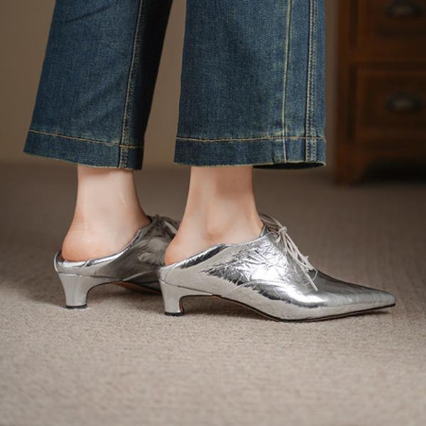 Exquisite Craftsmanship: Luxurious Handmade Leather Women's Shoes(Echengdu2519)