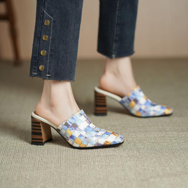 Luxurious Handcrafted Leather Women's Shoes(Echengdu2521)