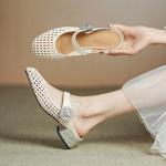 Elegant Luxury Handmade Leather Women's Shoes(Echengdu2526)