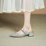 Elegant Luxury Handmade Leather Women's Shoes(Echengdu2526)