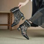 Handcrafted Genuine Leather Women's Shoes: Elegant Luxury Awaits(Echengdu2527)