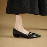 Exquisite Handcrafted Leather Women's Shoes for Elegant Luxury(Echengdu2533)