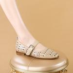 Elegant Handcrafted Leather Women's Shoes with Exquisite Craftsmanship(Echengdu1月-29)