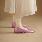 Exquisite Handcrafted Leather Women's Shoes: Luxury Meets Elegance(Echengdu2548)