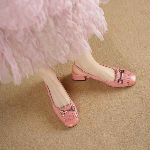 Handcrafted Genuine Leather Women’s Shoes: Elegant Luxury and Craftsmanship(Echengdu2546)