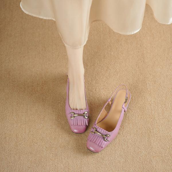 Handcrafted Genuine Leather Women’s Shoes: Elegant Luxury and Craftsmanship(Echengdu2546)