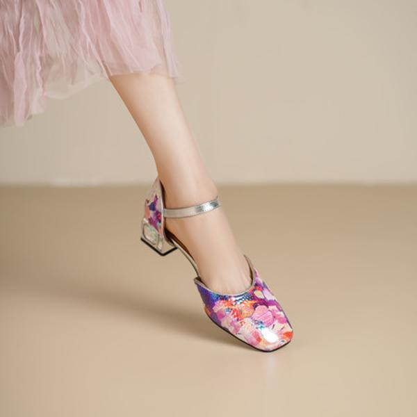 Elegant Handcrafted Leather Women's Shoes for Luxury Style(Echengdu2551)