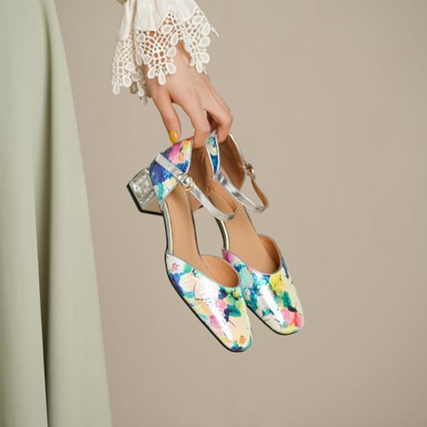 Elegant Handcrafted Leather Women's Shoes for Luxury Style(Echengdu2551)