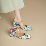 Elegant Handcrafted Leather Women's Shoes for Luxury Style(Echengdu2551)