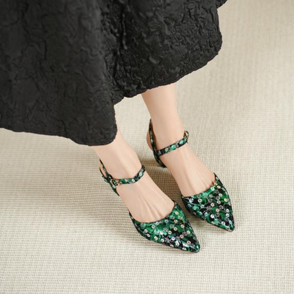 Handcrafted Luxe Leather Shoes for Elegant Women(Echengdu1月-37)