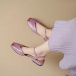 Handcrafted Luxury Leather Women's Shoes with Exquisite Craftsmanship(Echengdu2555)