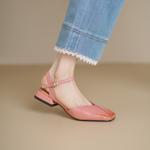 Handcrafted Luxury Leather Women's Shoes with Exquisite Craftsmanship(Echengdu2555)