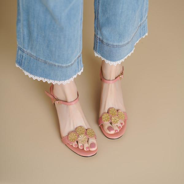 Elegant Handcrafted Leather Women's Shoes - Luxurious Quality(Echengdu2554)