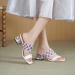 Handcrafted Luxury Leather Women's Shoes with Exquisite Craftsmanship(Echengdu1月-35)