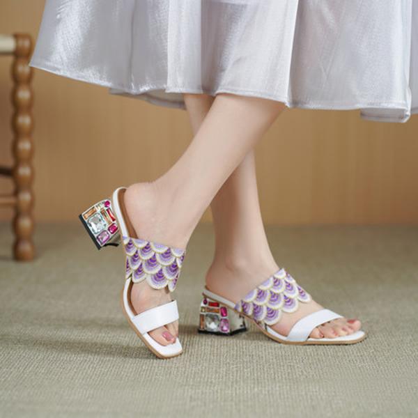 Handcrafted Luxury Leather Women's Shoes with Exquisite Craftsmanship(Echengdu1月-35)