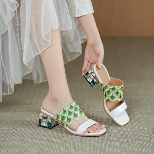 Handcrafted Luxury Leather Women's Shoes with Exquisite Craftsmanship(Echengdu1月-35)