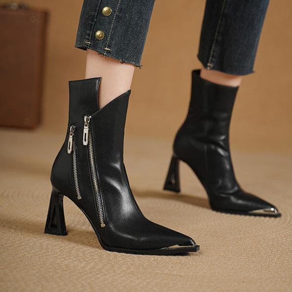 Handcrafted Luxury Leather Women's Shoes: Elegance in Every Stitch(Echengdu2556)