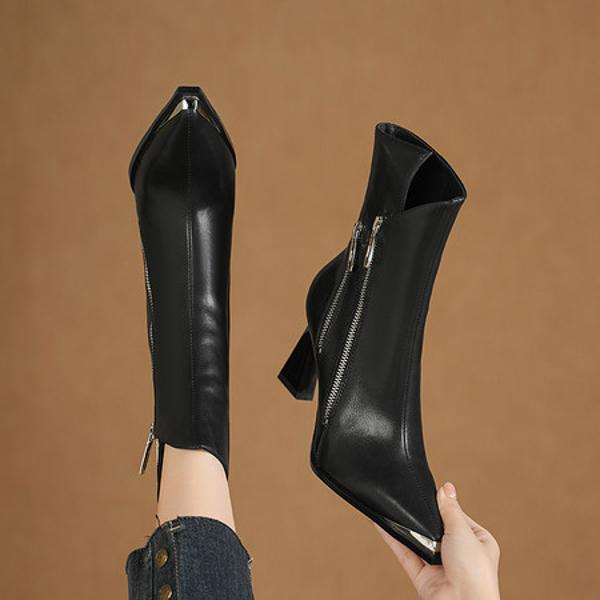 Handcrafted Luxury Leather Women's Shoes: Elegance in Every Stitch(Echengdu2556)