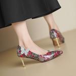 Luxurious Handcrafted Genuine Leather Women's Shoes - Elegant Craftsmanship(Echengdu2559)