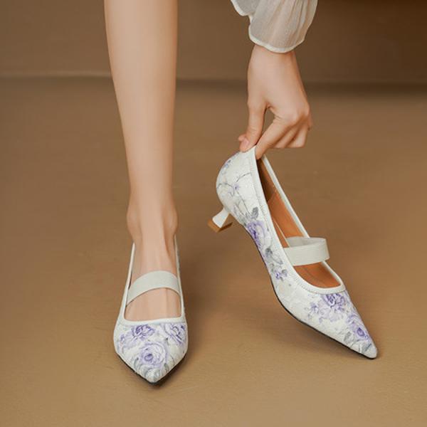 Crafted Elegance: Luxurious Handmade Genuine Leather Women's Shoes(Echengdu1月-12)