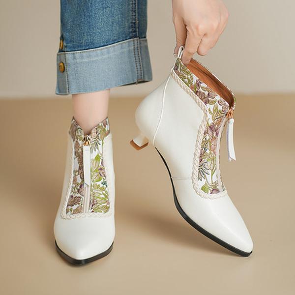 Exquisite Handcrafted Leather Women’s Shoes: Elegant Luxury(Echengdu2563)