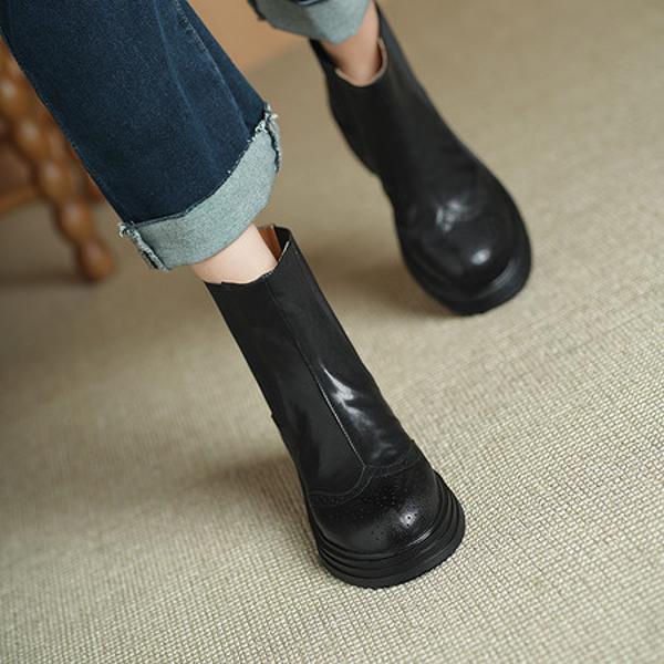 Handcrafted Leather Women's Shoes: Elegance in Every Stitch(Echengdu2561)