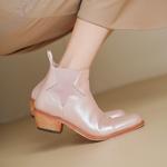 Elegant Handcrafted Leather Women's Shoes: Luxury Craftsmanship & Quality(Echengdu2577)