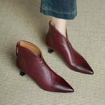 Elegantly Crafted Genuine Leather Handcrafted Women’s Shoes(Echengdu2575)