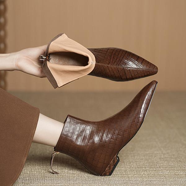 Exquisite Handcrafted Leather Women's Shoes - Luxurious Elegance(Echengdu2569)