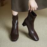 Elegant Handcrafted Genuine Leather Women's Shoes – Luxury Craftsmanship(Echengdu2579)