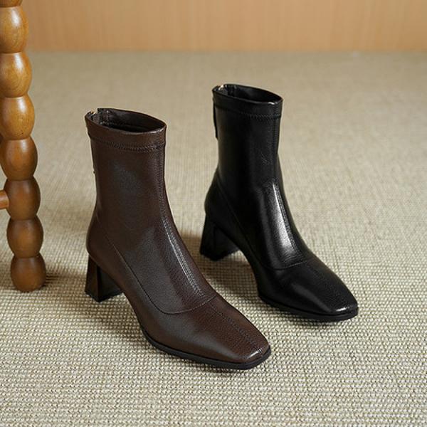 Elegant Handcrafted Genuine Leather Women's Shoes – Luxury Craftsmanship(Echengdu2579)