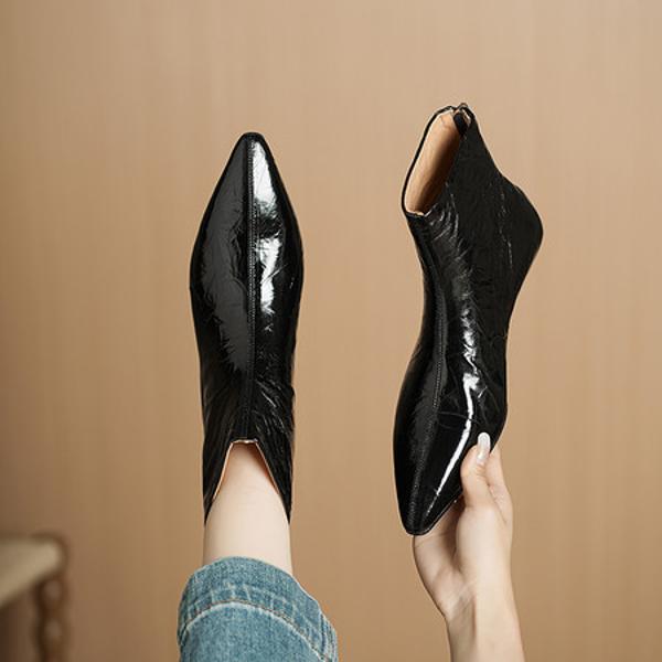 Handcrafted Luxury Genuine Leather Women's Shoes: Exquisite Quality & Elegance(Echengdu2570)
