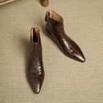 Handcrafted Luxury Genuine Leather Women's Shoes: Exquisite Quality & Elegance(Echengdu2570)
