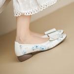 Handcrafted Genuine Leather Women's Shoes - Luxurious Elegance(Echengdu2583)