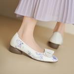 Handcrafted Genuine Leather Women's Shoes - Luxurious Elegance(Echengdu2583)