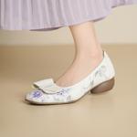 Handcrafted Genuine Leather Women's Shoes - Luxurious Elegance(Echengdu2583)