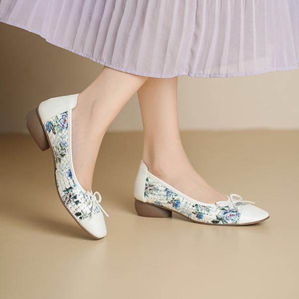 Exquisite Handcrafted Genuine Leather Women's Shoes - Luxurious Elegance(Echengdu2584)