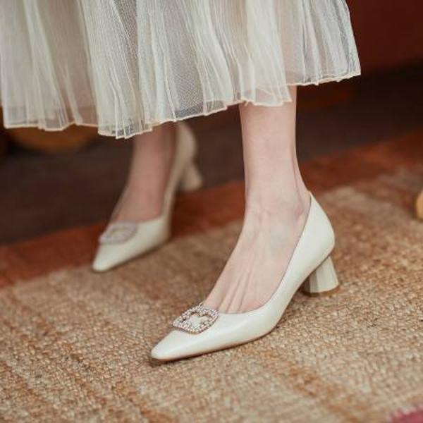 Handcrafted Luxury Leather Women's Shoes for Elegance(EcqiT-2035)