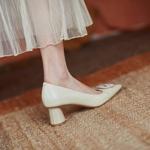 Handcrafted Luxury Leather Women's Shoes for Elegance(EcqiT-2035)