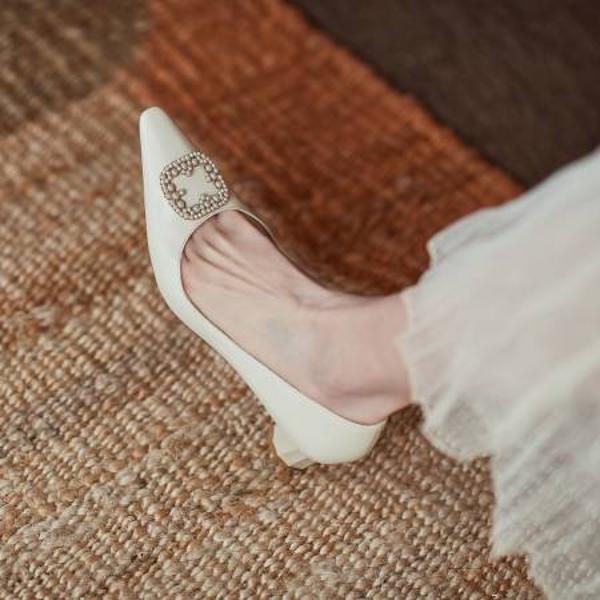 Handcrafted Luxury Leather Women's Shoes for Elegance(EcqiT-2035)