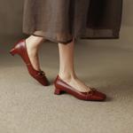 Exquisite Handcrafted Leather Women's Shoes: Luxury, Elegance, and Quality(EcqiH-95)