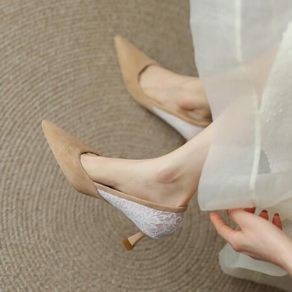 Handcrafted Luxury Leather Women's Shoes: Elegant Craftsmanship & Quality(EcqiH-142)