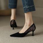 Handcrafted Luxury Leather Women's Shoes: Elegant Craftsmanship & Quality(EcqiH-142)