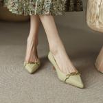 Elegant Handcrafted Leather Women's Shoes of Luxury Quality(EcqiH-158)